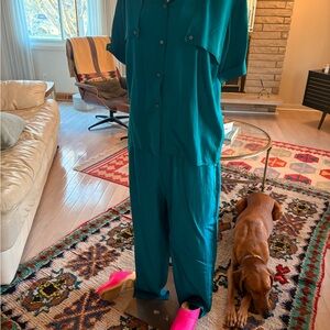 SilkLand Vibrant Teal 100% Silk Set